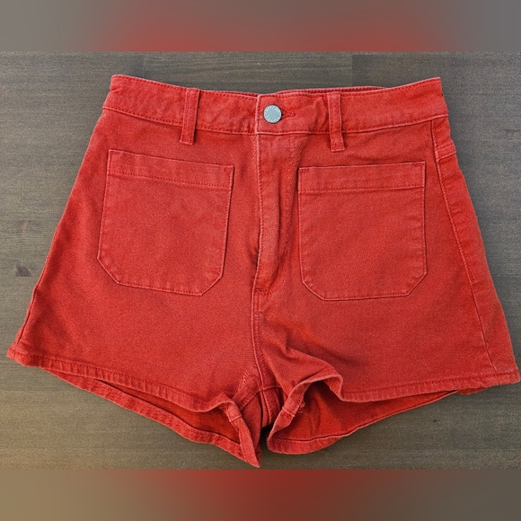Rolla's "Dusters" shorts in Blood Orange, size 26 - Picture 4 of 6